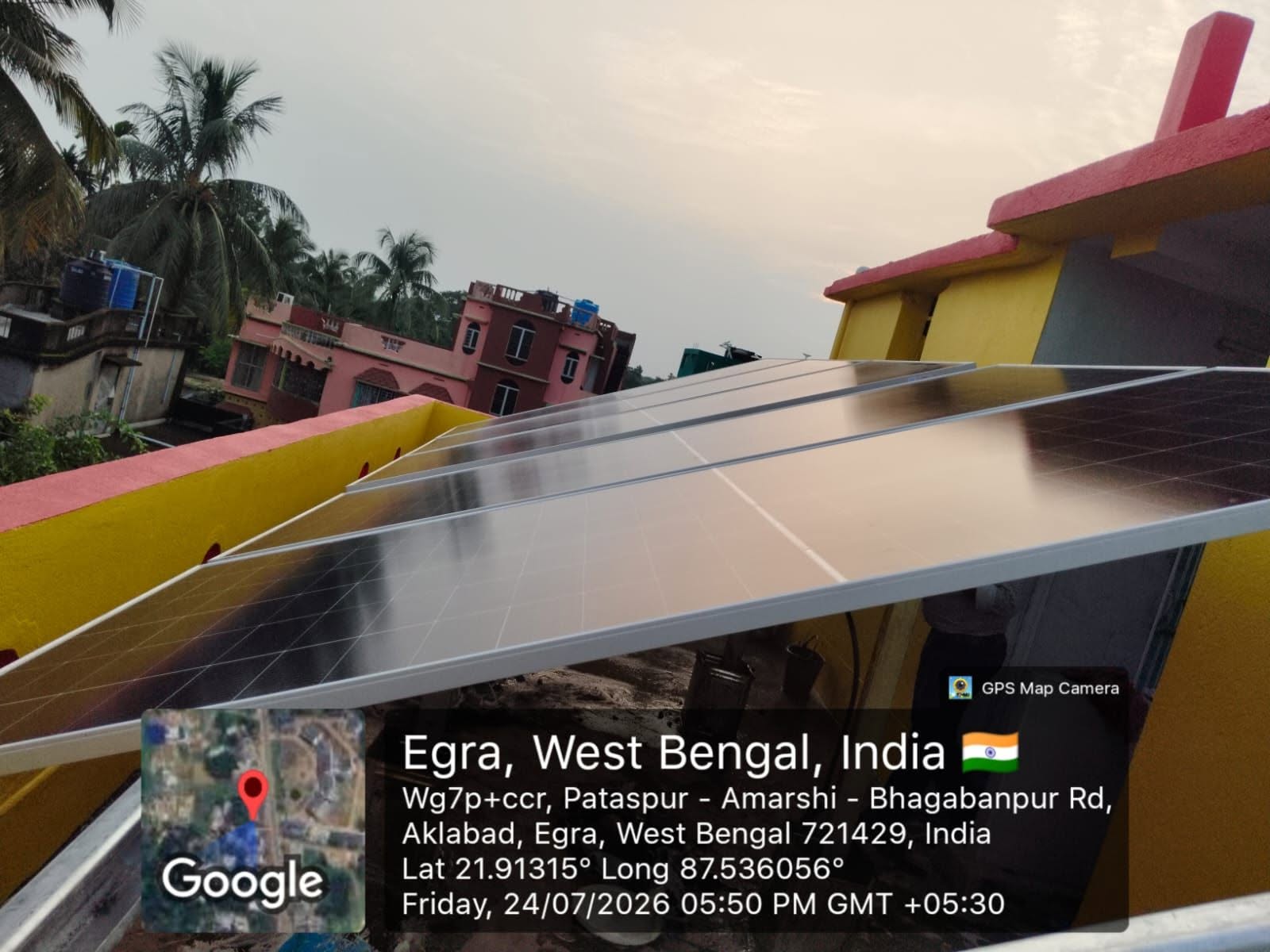 3kW Residential On-Grid Rooftop Installation